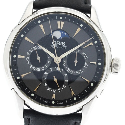 ORIS Artelier Complication 7592 Moon Phase Day Date Automatic Men's Watch_943619