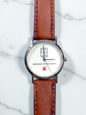 【非売品】Apple Macintosh レザーバンド時計 s-l400.jpg