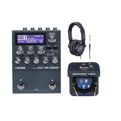 Boss IR-200 Verstärker & Gehäuse Prozessor Kopfhörer Gitarrenkabel