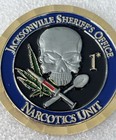 Old Rare Jacksonville Sheriff’s Office Narcotics Unit Florida Drug Police Coin — photo 5