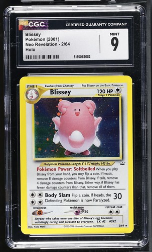 Blissey (Unlimited) graded CGC 9 for sale on eBay
