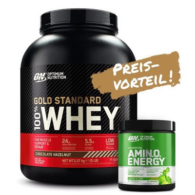 Optimum Nutrition 100% Whey Gold Standard 2270g +  Optimum Amino Energy EAA 270g