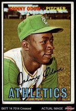 1967 Topps #282 Blue Moon Odom Athletics 2 - GOOD
