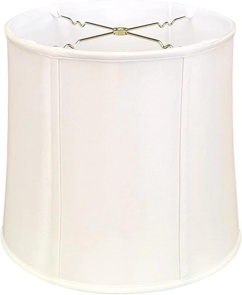 经典白色鼓灯罩 - 9x10x10 — 第 3/4 张图片