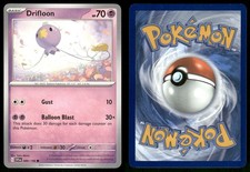 Drifloon 089/198 Common Scarlet & Violet Pokemon Card Near Mint