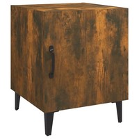 Nachttisch RäUchereiche Holz Nachtschrank Nachtkonsole