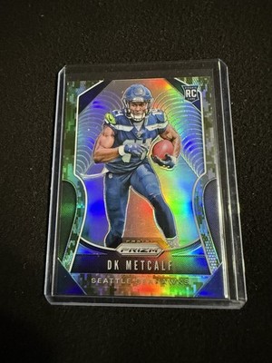 2019 Panini Prizm Rookies DK Metcalf Camo 14/25 Seattle Jersey Number Match RC