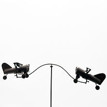 64" Planes Garden Wind Spinner