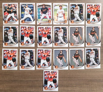 Baltimore Orioles Lot 2025 Bowman Baseball - Chrome, Base, Bowman 1st, Rookie