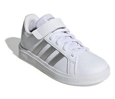 adidas Girls Grand Court Sneakers Sports Shoes Child Low Collared Hook 3 Y Shoe