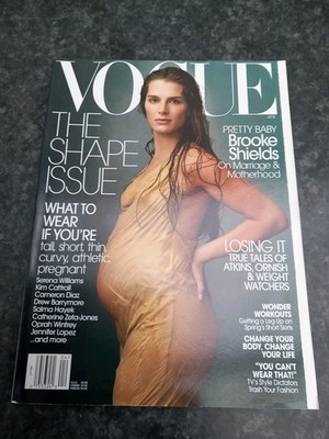 US Vogue  - April 2003 -  Lovely copy - BROOKE SHIELDS Cover