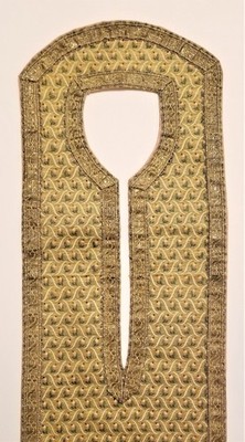 Antique Armenian Priest Vestment Epitrachelion Silk Brocade Ottoman 19thC Turkey