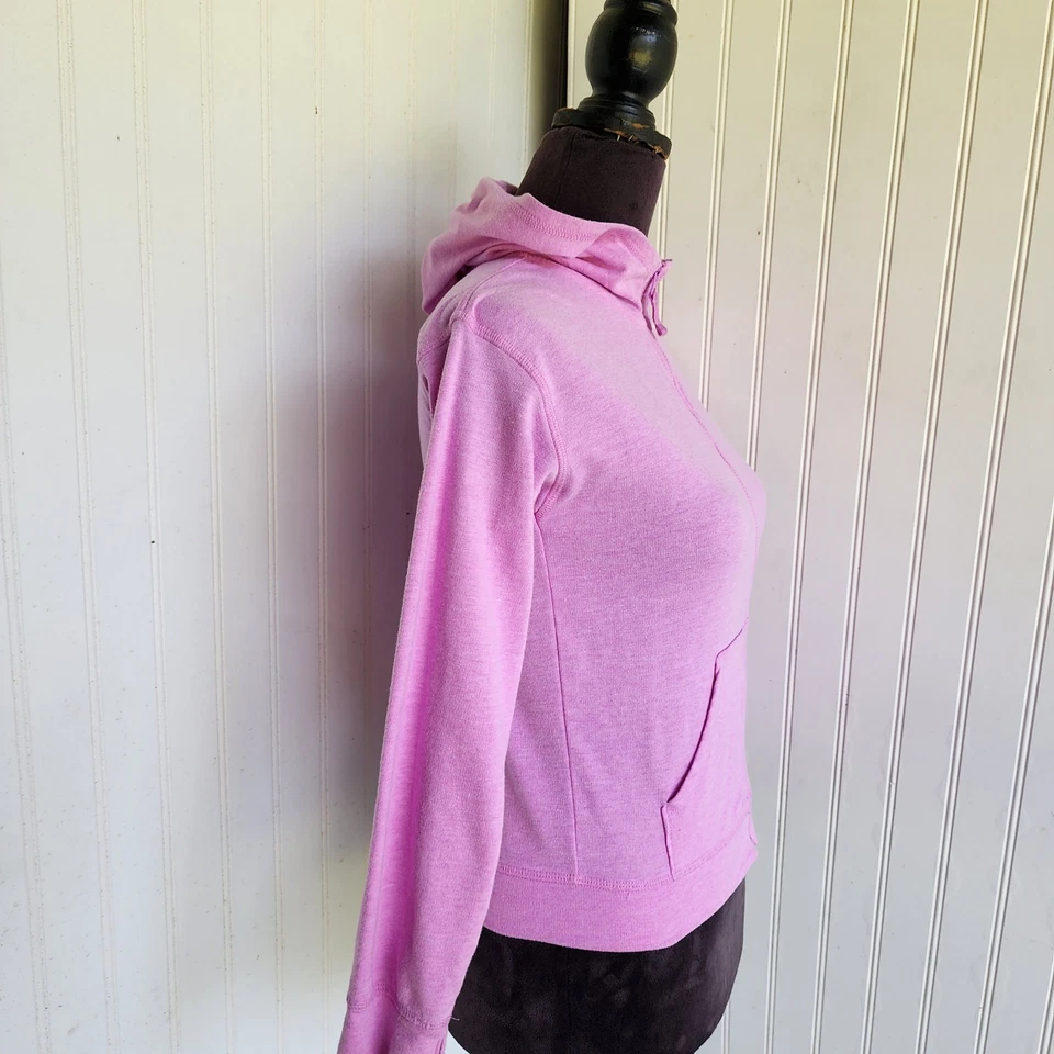 JUMPING BEANS Active Lighweight Full ZIP HOODIE GIRLS Sweatshirt PURPLE Sz 10 - Image 3 of 4