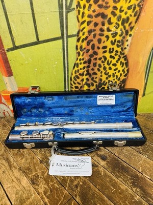 VINTAGE GEMEINHARDT 2SP STUDENT FLUTE W/ CASE WIND INSTRUMENT SCHOOL BAND E87947