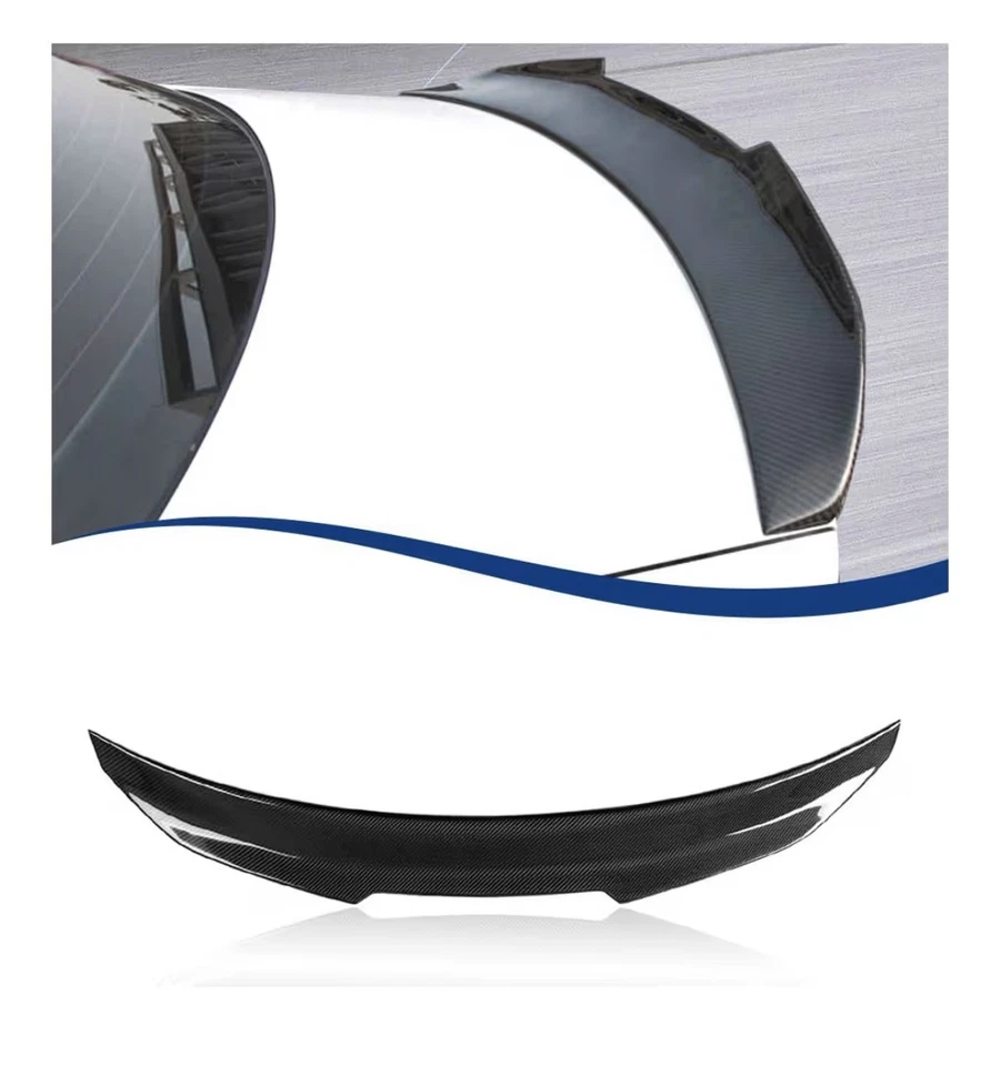 Спойлер на багажник из углеродного волокна совместимый с PSM-стилем (2017-2024) модель Audi A4 S4 B9 - Изображение 2 из 4