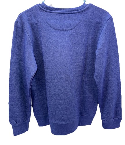 Hurley Heather Blue Youth L (12-13 Yrs) Logo Graphic Crewneck Sweatshirt (38X24) - Picture 2 of 6