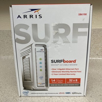ARRIS SURFboard DOCSIS 3.0 Cable Modem White - SB6190