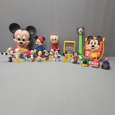 Vintage Disney Mickey Mouse Friends Figure Lot Donald Daisy Goofy Pluto Toys