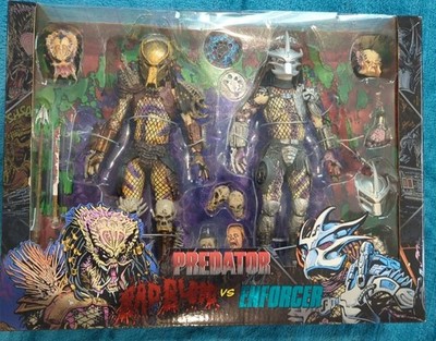 NECA Ultimate Bad Blood & Enforcer 20cm Action Figure Predator - 2 Pack NEW