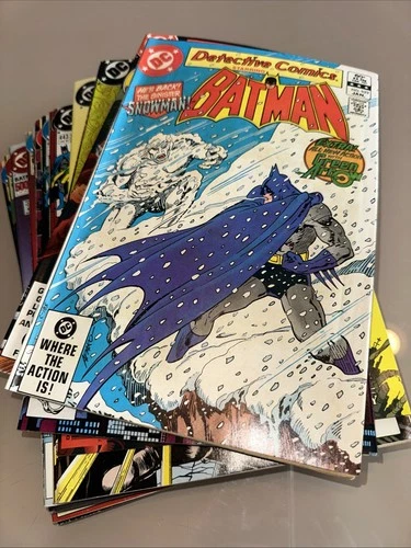 Vintage Comic Lot Of 17 Comics DC BATMAN - 80’s & 90’s