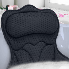 Bath Pillows for Tub,Bath Pillow with 6 Non-Slip Suction Cups,Soft 4D Mesh Fabri