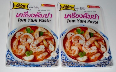 NEW  LOBO 2x THAI TOM YUM PASTE ~ 2/26 ~ FROM THAILAND