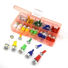 40pcs T10 T5 5050smd Car Instrument Panel Light Mixed Dashboard Led Light Bulb