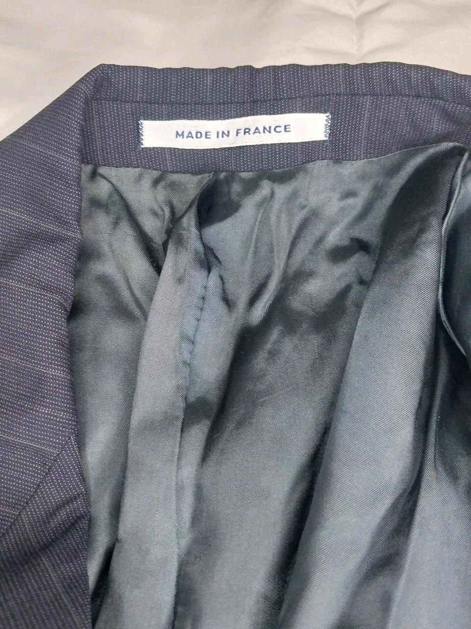 Blazer uomo YSL Yves Saint Laurent 44R giacca sportiva lana navy France Burdines