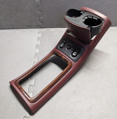 1997-2004 Buick Regal RED Cup Holder Cupholders & Gear Shift Trim OEM !NICE!
