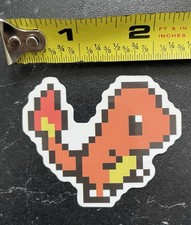 Charmander Pokemon Sticker Retro 8bit Style
