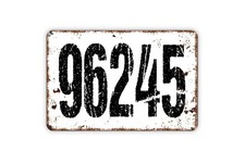 Large Numbers Address Sign  House Number Address Sign  Modern Home