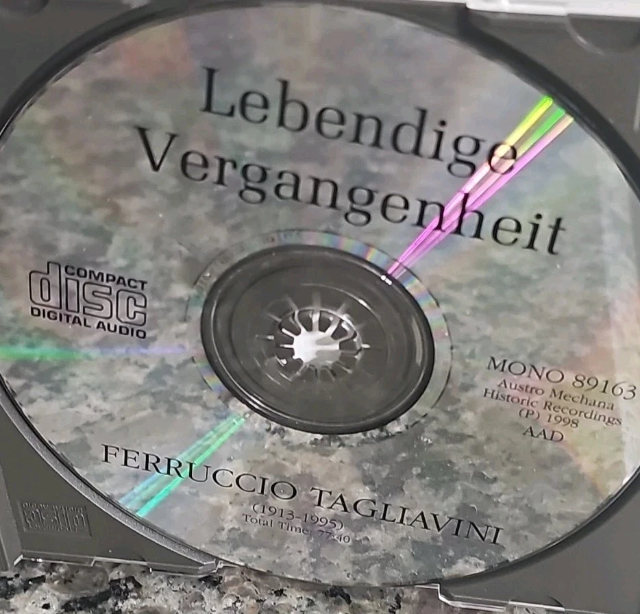 FERRUCCIO TAGLIAVINI - Lebendige Vergangenheit: Ferruccio Tagliavini - CD - RARE Foto 2 de 3