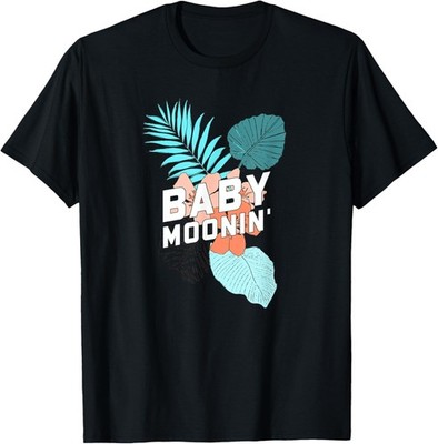 Baby Moonin' Expecting Mother Babymoon Tropical Vacation T-Shirt
