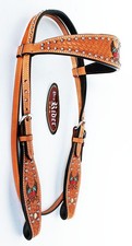 Horse Saddle Tack Bridle Western Leather Headstall 78133HB