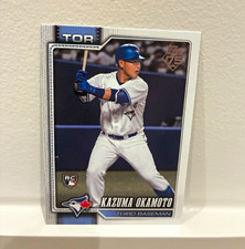 Topps 2026 Series 2 Kazuma Okamoto Rookie Card #443 Toronto Blue Jays Base. rookie card picture