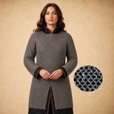 Chainmail Shirt   9mm Round Riveted With Washers Medieval Armor