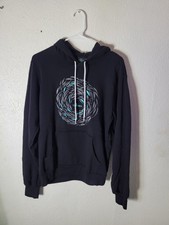 The Chosen Against The Current Graphic Hoodie Unisex Medium Black Athleisure