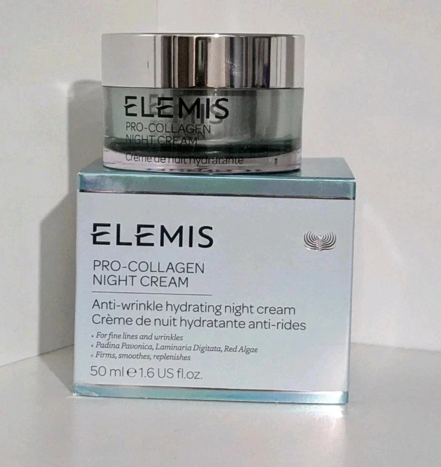Elemis Pro-Collagen Night Cream 50ml Anti-Aging Moisturizer Face Skincare