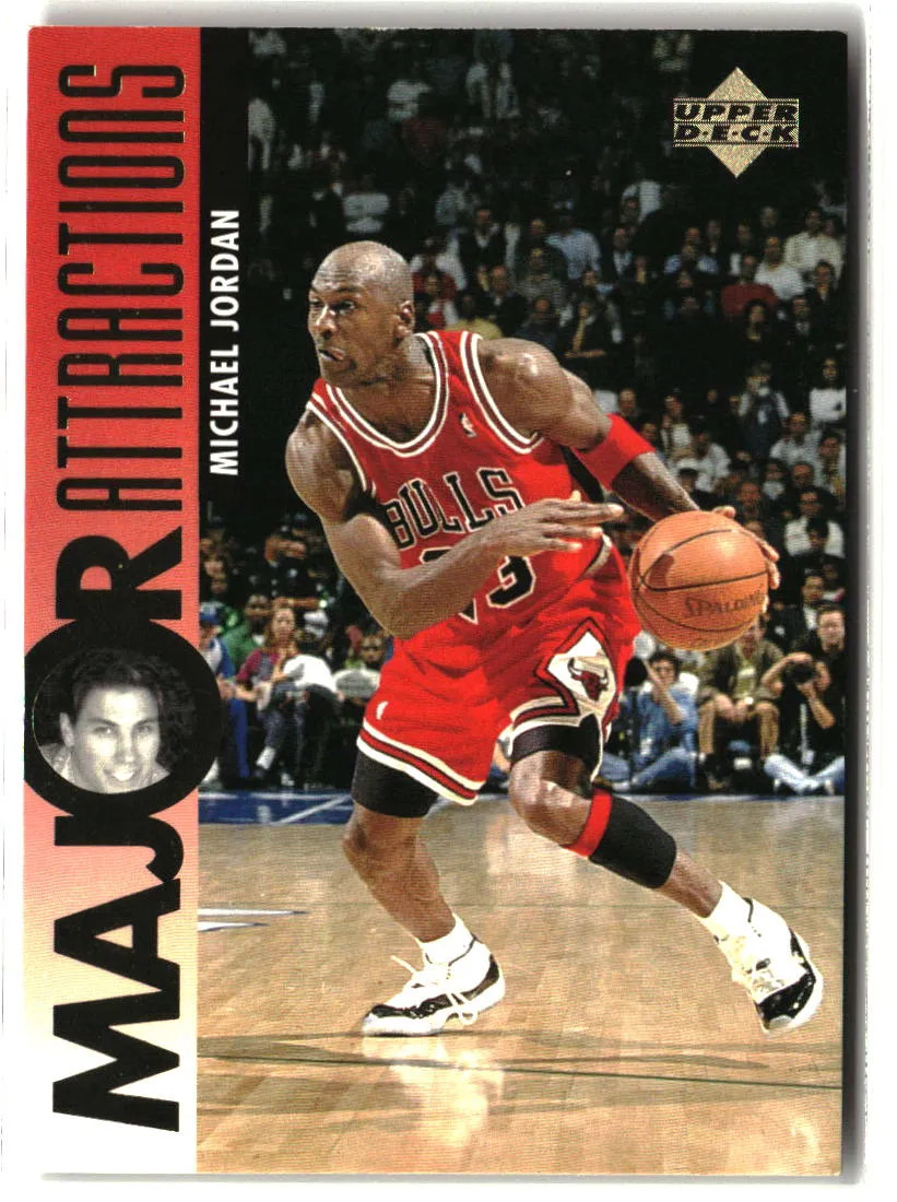 Michael Jordan / David Hanson MA 1995-96 Upper Deck #337