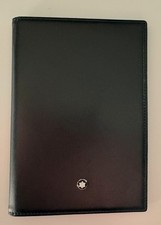 Montblanc Meisterstuck Portafoglio a Libro per Uomo - Nero