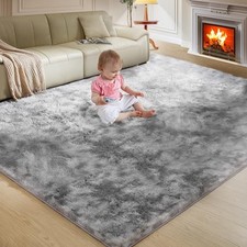 5X8 Ultra Soft Rug for Living Room, 5X8 Fluffy Shag Area Rug for Bedroom,