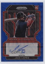 2022 Panini Prizm Rookie Auto Blue Wave Prizm 32/50 Jack Lopez #RA-JZ Auto 10k8