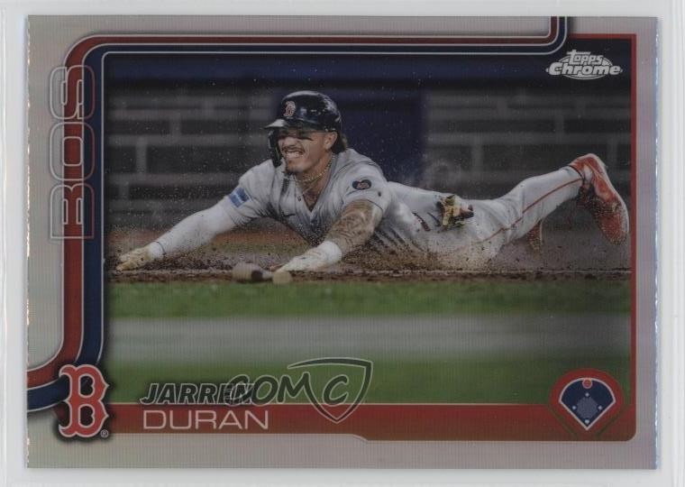 2025 Topps Chrome SP Image Variation Jarren Duran #79