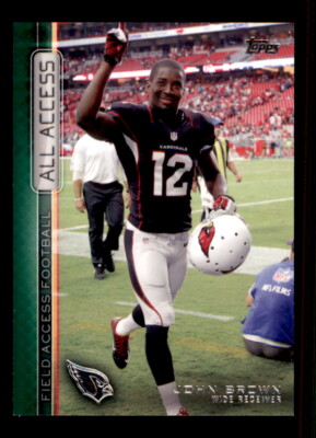 2015 Topps Field Access #AAA-JBR John Brown All Access Green #/50