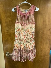 Prev. Owned American Rag Multiple colored pattered dress Woman's Size Large