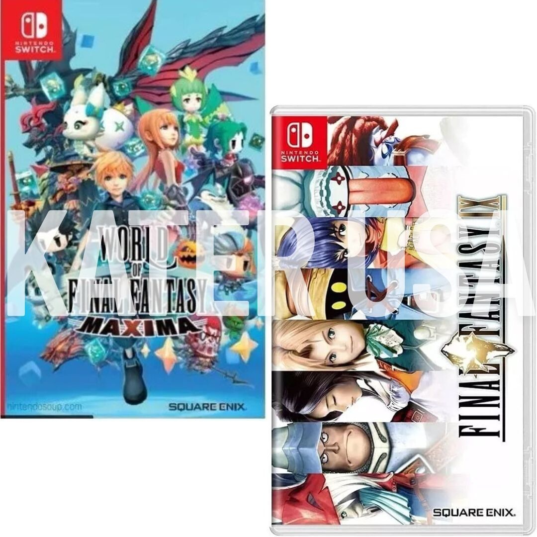 World of Final Fantasy Maxima & Final Fantasy IX Switch Brand New