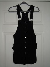 Forever 21 OVERALL DRESS Black size Medium Corduroy