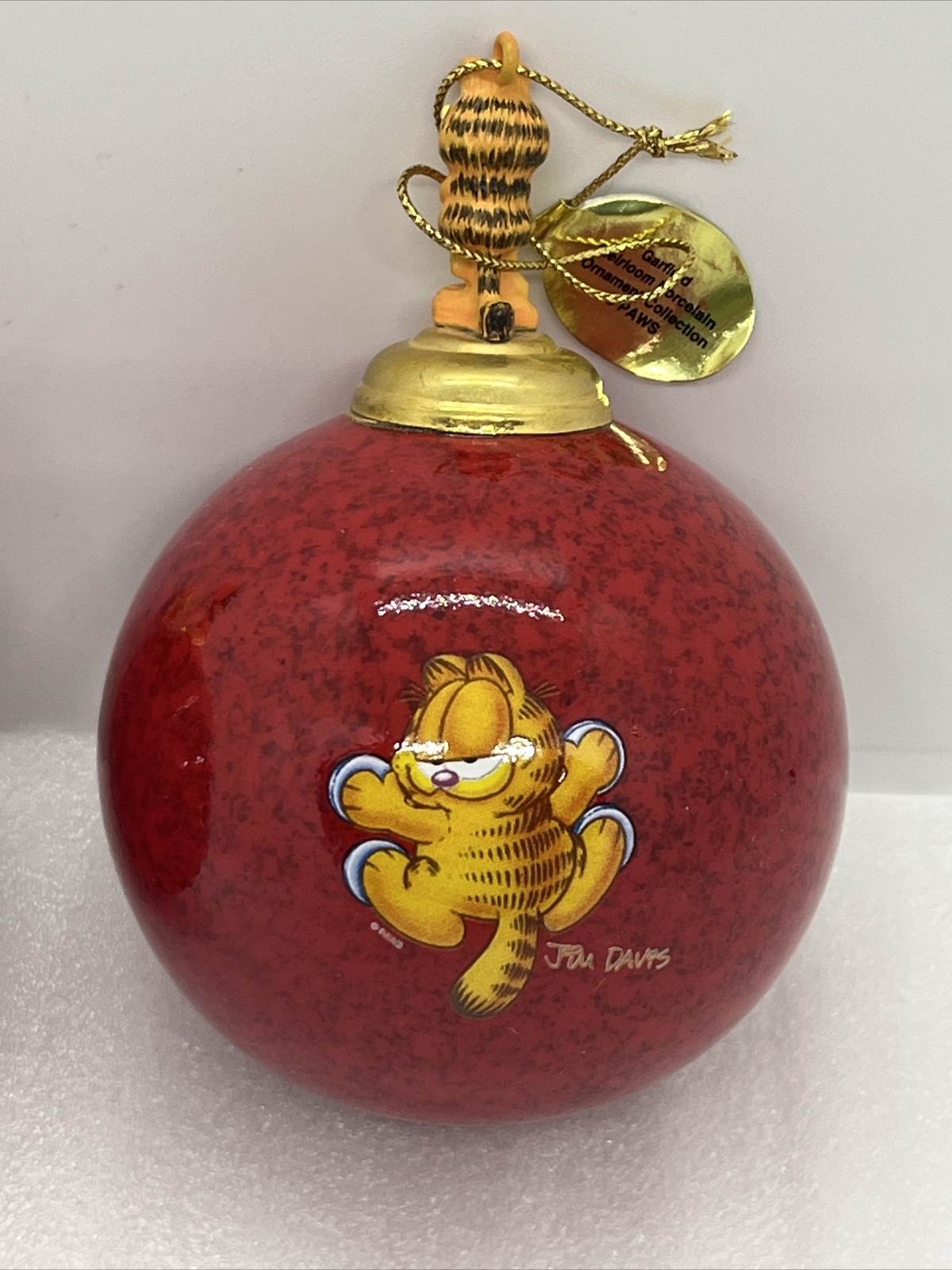 1999 Bradford Exchange Pair Of Garfield Ornaments I Don’t Do Mornings W/tags - Picture 10 of 11