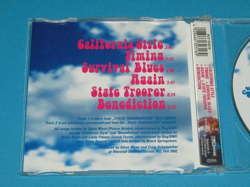 Steve Wynn & The Miracle 3 / California Style (DE 2003) - Maxi CD, MCD - Bild 2 von 3