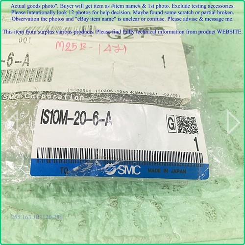 SMC IS10M-20-6-A, Presostato como foto, sn:398P, NUEVA CAJA faltante. - Imagen 2 de 12